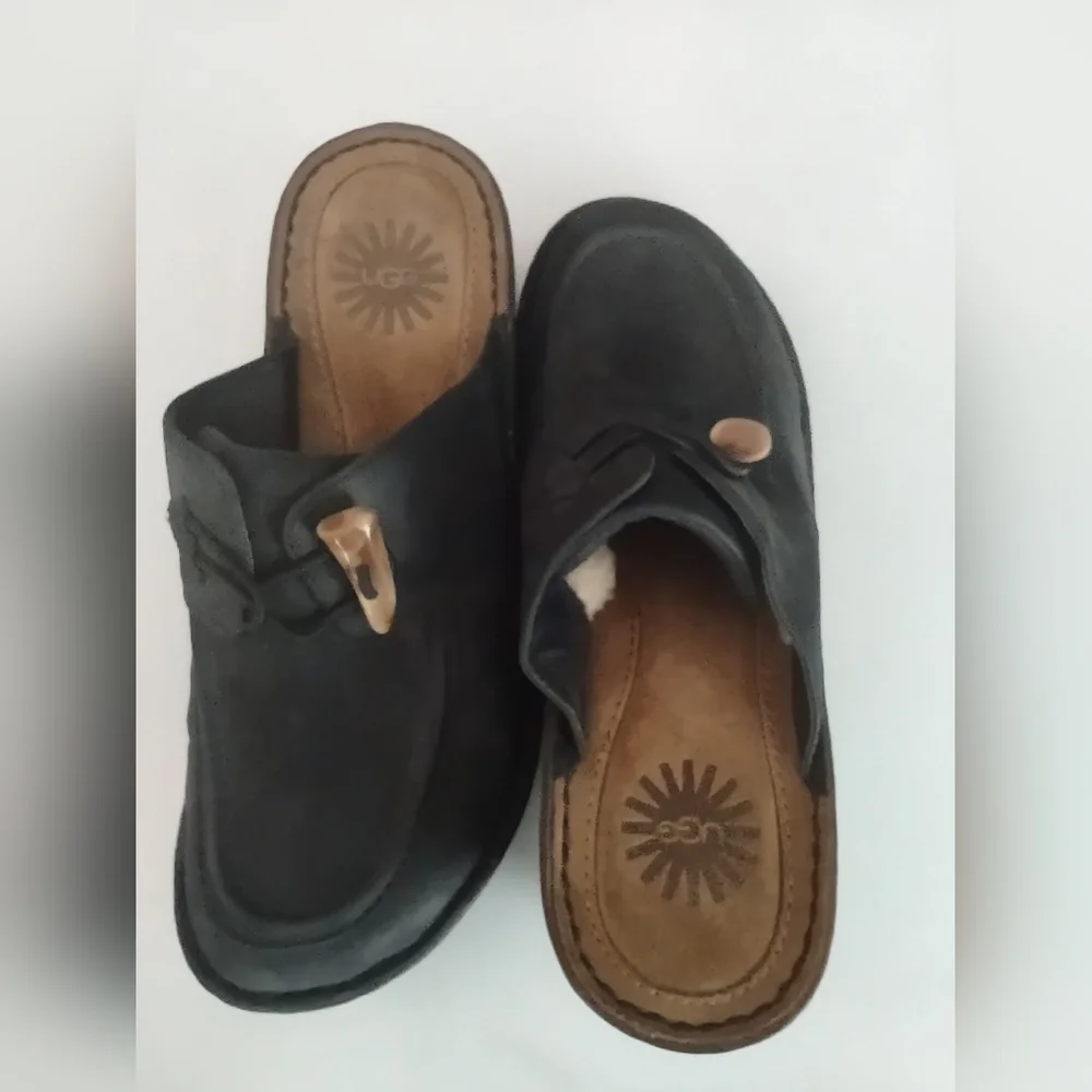 UGG Clog Tooth Toggle Shearlings - Picture 3 of 11